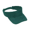 Otto Cap Brushed Bull Denim Sun Visors Dark Green