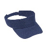 Otto Cap Brushed Bull Denim Sun Visors Navy