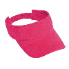 Otto Cap Superior Terry Cloth Sun Visors Cherry Red