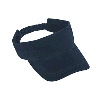 Otto Cap Superior Terry Cloth Sun Visors Black