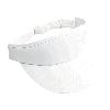 Otto Cap Deluxe Poplin Sun Visors White