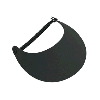 Otto Cap Foam Large Bill Sun Visors Black