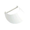 Otto Cap Foam Large Bill Sun Visors White