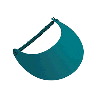 Otto Cap Foam Large Bill Sun Visors Jade