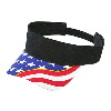 Otto Cap United States Flag with Yellow Ribbon Visor Superior Brushed Cotton Twill Sun Visors Black