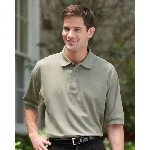 Short Sleeve Double Knit Pique Polo
