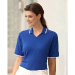Ladies Short Sleeve Jenny Collar Pique Polo