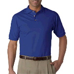 Adult 100% Cotton Jersey Polo