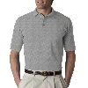 Anvil Adult Cotton Deluxe� Short-Sleeve Pique Polo Heather Grey