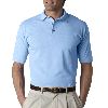 Anvil Adult Cotton Deluxe� Short-Sleeve Pique Polo Light Blue