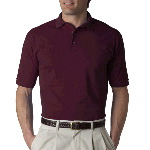 Adult Cotton Deluxe� Short-Sleeve Pique Polo