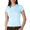 Anvil Ladies Semi-Sheer Crewneck Tee Frost Sky