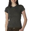Anvil Ladies Semi-Sheer Crewneck Tee Smoke