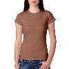 Anvil Ladies Semi-Sheer Crewneck Tee Mocha