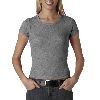 Anvil Ladies Short-Sleeve Scoop-Neck Tee Heather Grey