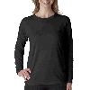 Anvil Ladies Heavyweight Long-Sleeve Tee Black
