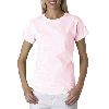 Anvil Ladies Heavyweight Crewneck Tee Frost Pink
