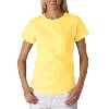 Anvil Ladies Heavyweight Crewneck Tee Yellow Haze