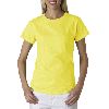 Anvil Ladies Heavyweight Crewneck Tee Lemon Zest