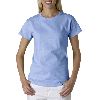Anvil Ladies Heavyweight Crewneck Tee Light Blue