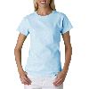 Anvil Ladies Heavyweight Crewneck Tee Frost Sky