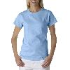 Anvil Ladies Heavyweight Crewneck Tee Carolina Blue