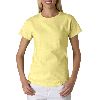 Anvil Ladies Heavyweight Crewneck Tee Spring Yellow