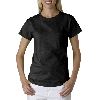Anvil Ladies Heavyweight Crewneck Tee Black