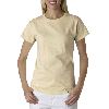 Anvil Ladies Heavyweight Crewneck Tee Oatmeal