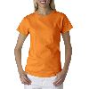 Anvil Ladies Heavyweight Crewneck Tee Mandarin Orange