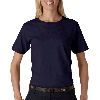Anvil Ladies Classic Scoop-Neck Tee Navy