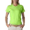 Anvil Ladies Short-Sleeve V-Neck Tee Key Lime