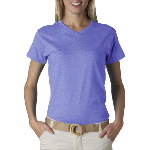Ladies Short-Sleeve V-Neck Tee