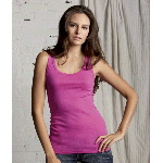 Ladies Rachel Sheer Rib Tank Top