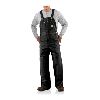 Carhartt Duck Bib Overall, Quilt Lined Black