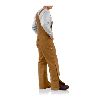 Carhartt Duck Bib Overall, Quilt Lined 