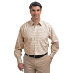 Non-Iron Button-Down Check Shirt