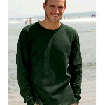 Adult Heavyweight Cotton Long-Sleeve T-Shirt