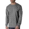 Anvil Adult Long-Sleeve Heavyweight Tee Heather Grey