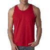 Anvil Adult Heavyweight Tank Top Red