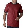 Anvil Adult Heavyweight Ringer Tee Independence Red/Navy