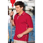 Dri-Mesh� Sport Shirt with Tipped Collar and Piping