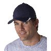 Yupoong V-Flexfit� Cap with Sweep Profile Navy/White