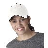 Yupoong Brushed Cotton Twill Sandwich Cap White/Black