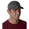 Yupoong Solid Brushed Cotton Twill Cap Dark Grey