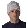 Yupoong Heavyweight Cuffed Knit Beanie Cap Heather Grey