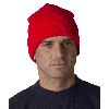 Yupoong Heavyweight Cuffed Knit Beanie Cap Red