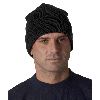 Yupoong Heavyweight Cuffed Knit Beanie Cap Black