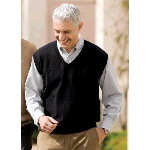 Fine-Gauge V-Neck Sweater Vest