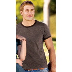 Perfect Weight Heathered Jersey Ringer Tee